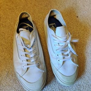 White Vans Surf Siders Men US size 9
